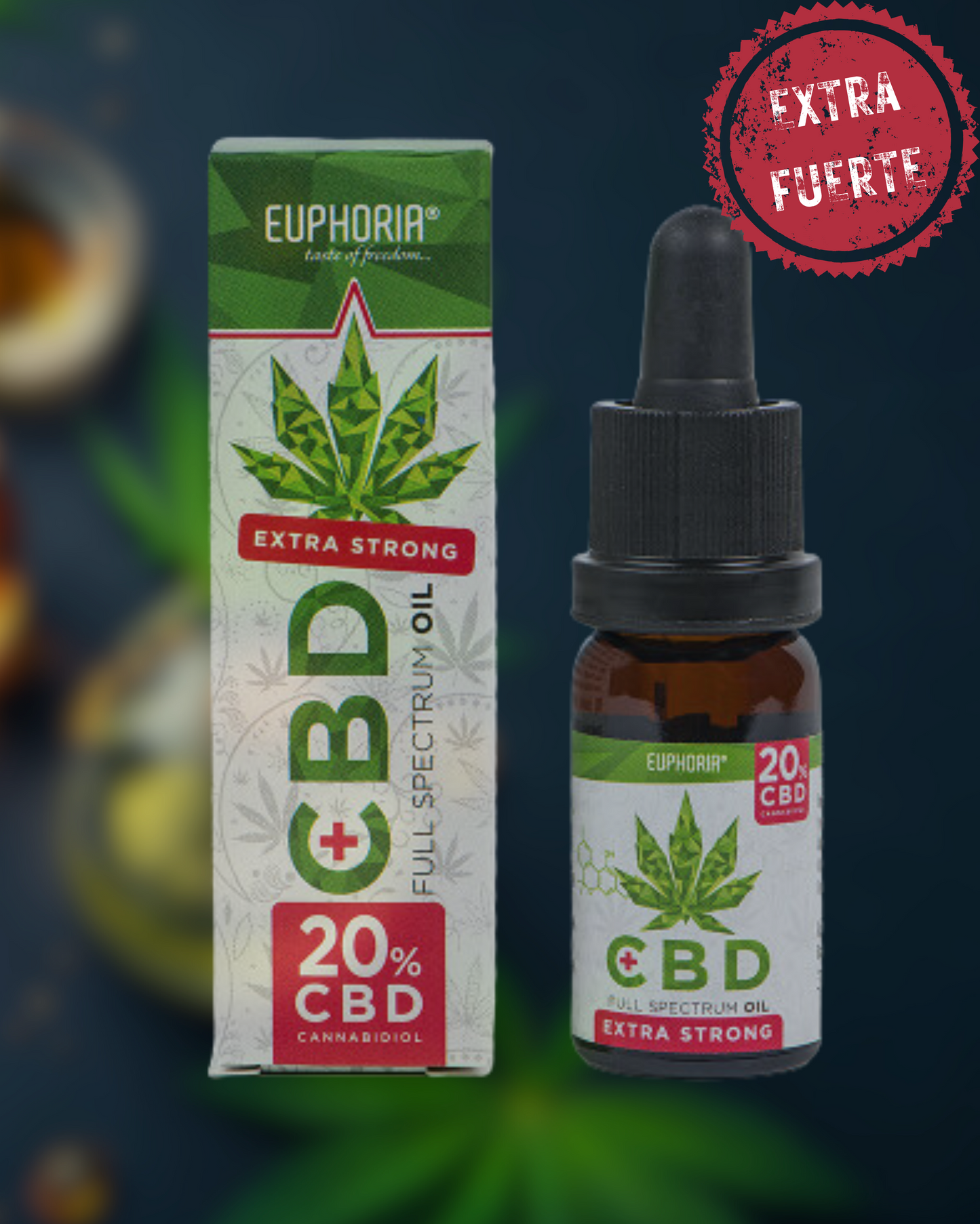 20% CBD oil - full spectrum Cannabidiol - EUPHORIA