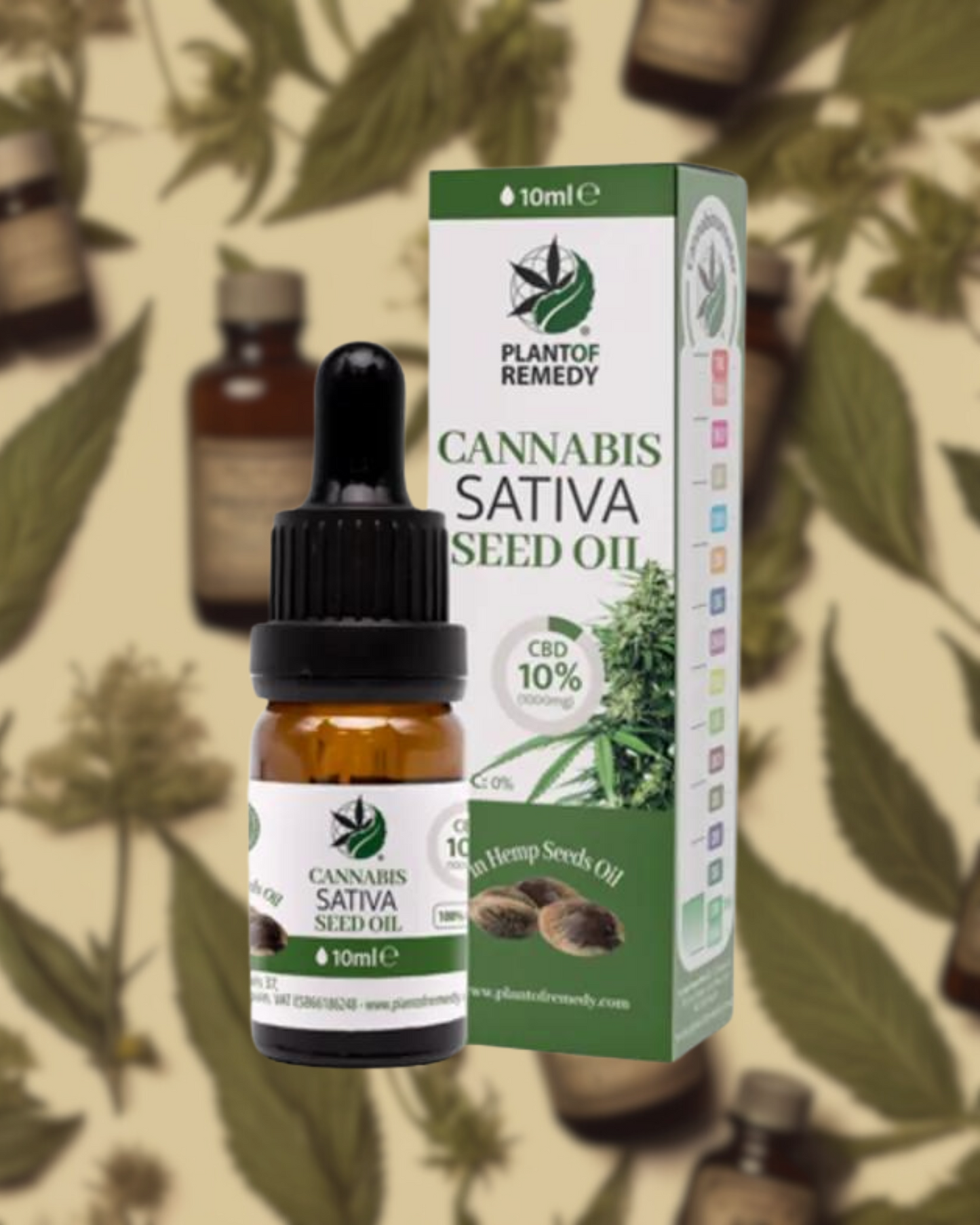 Cannabis Sativa Oil 10% CBD - PLANTOFREMEDY