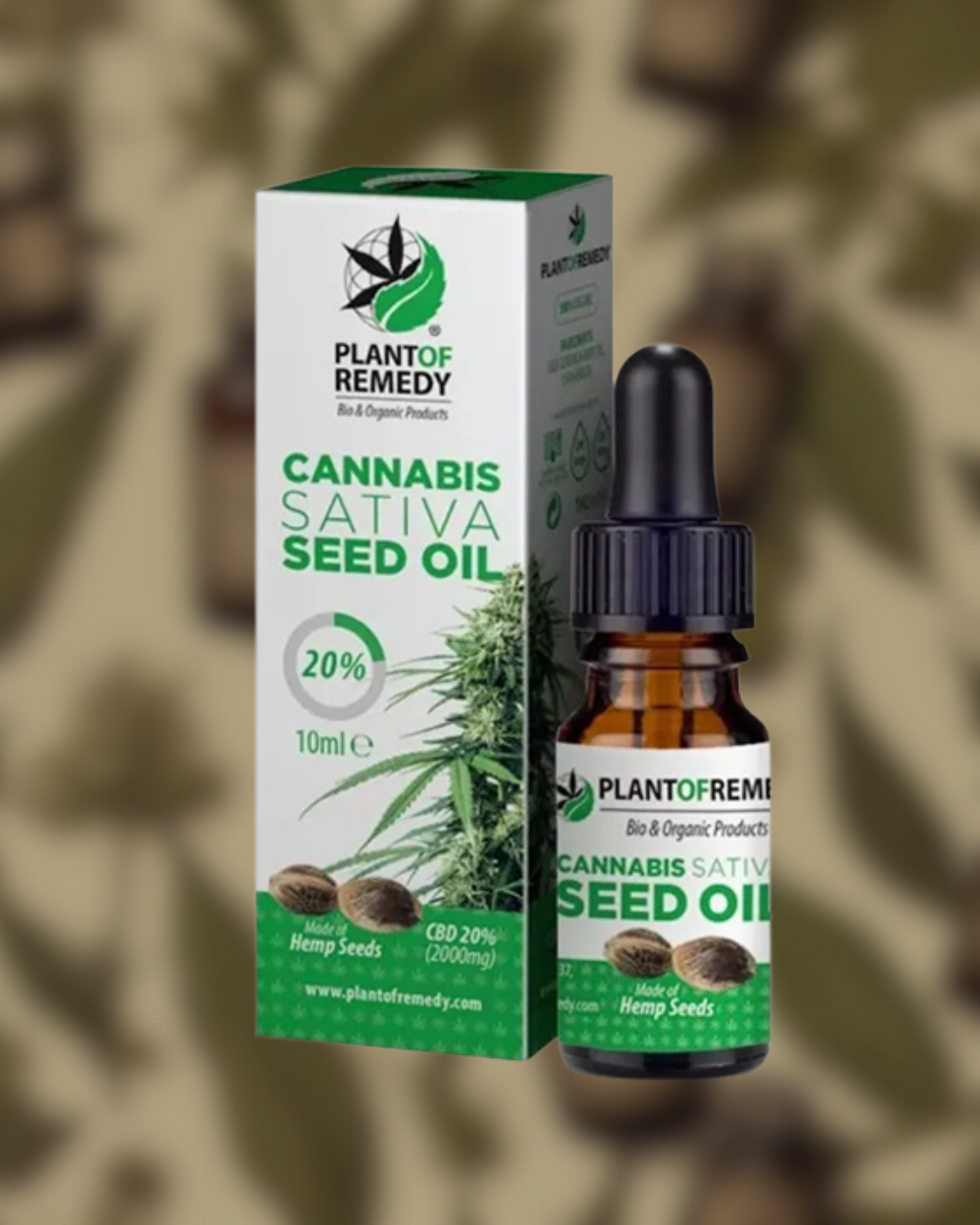 Cannabis Sativa Oil 20% CBD - PLANTOFREMEDY