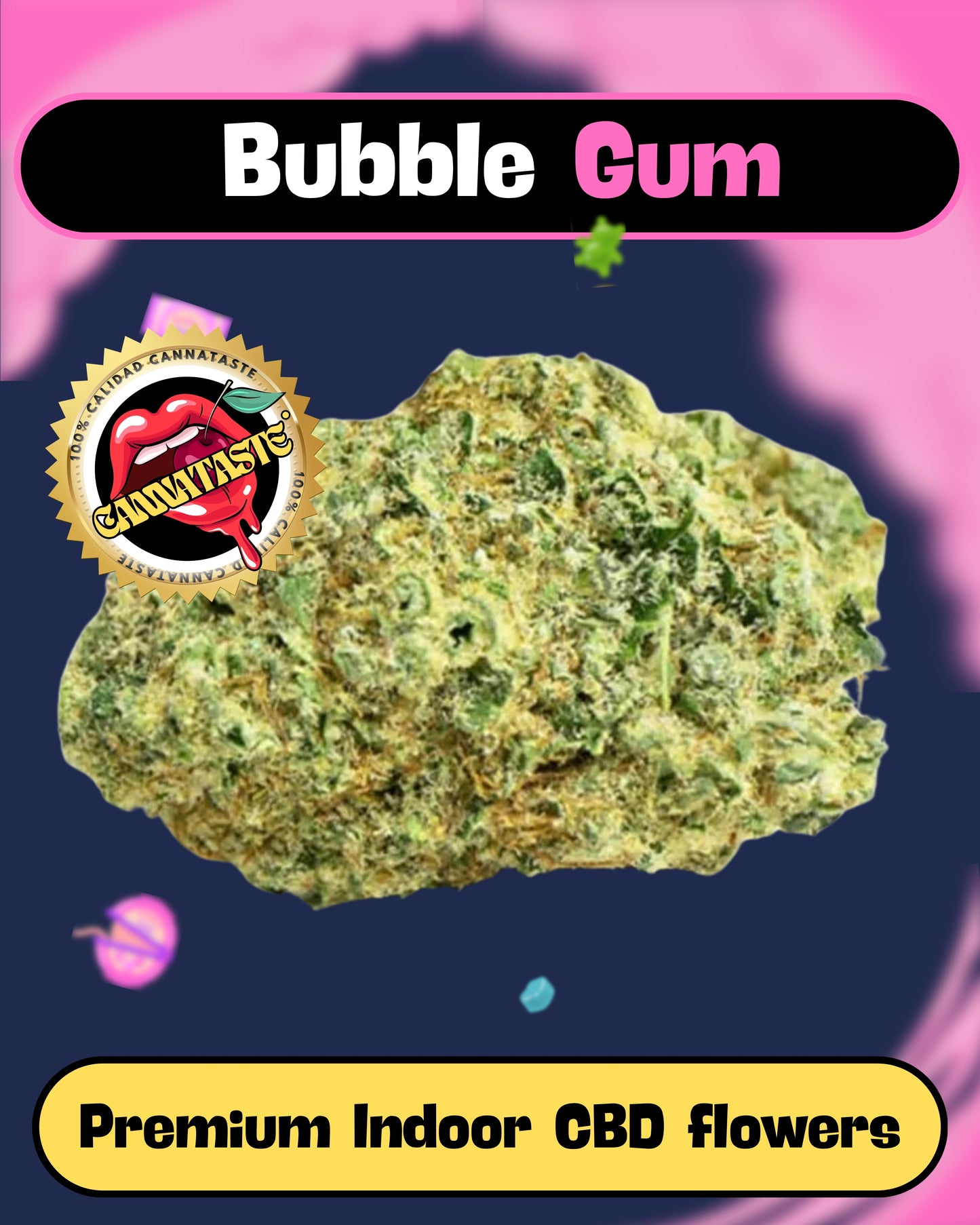 Bubble Gum Indoor Flor CBD - by Cannataste